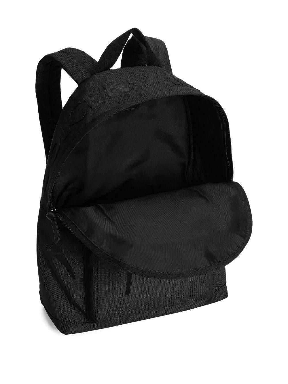Zaino nero per bambino EM0123AN263 80999 Dolce & Gabbana Kids 