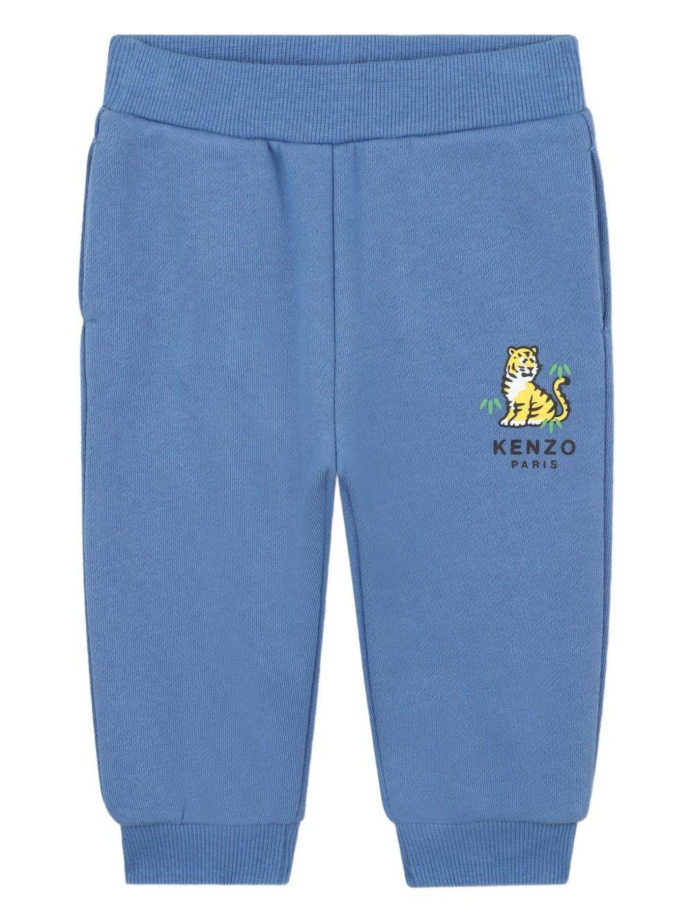 Completo sportivo blu celo per neonato K61502 780 Kenzo Kids 