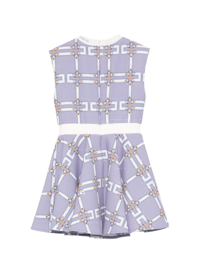 Abito viola per bambina EFAB6520GAE01 D661 Elisabetta Franchi Kids 