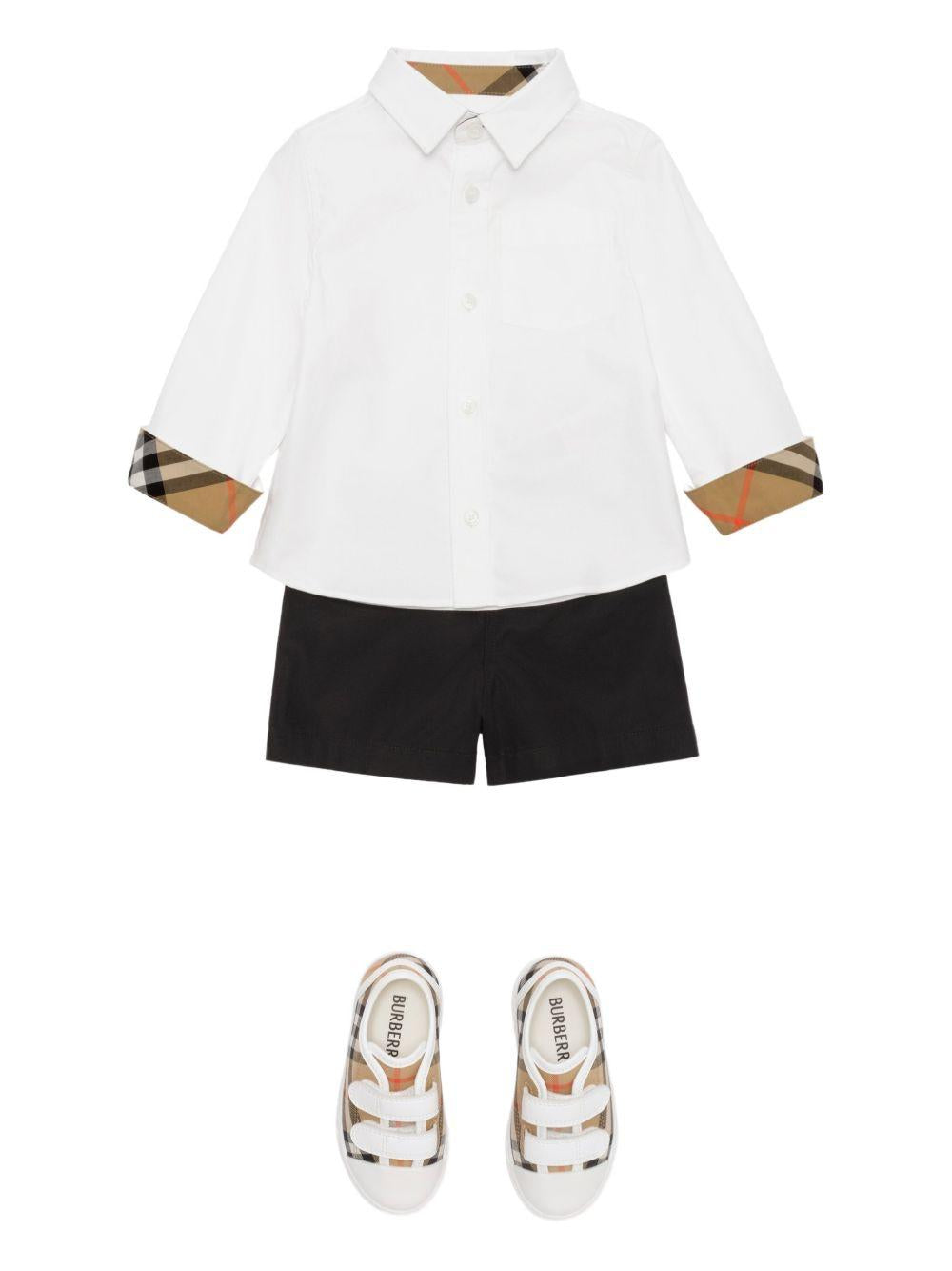 Camicia bianca per neonato 8121251 A1464 Burberry Kids 