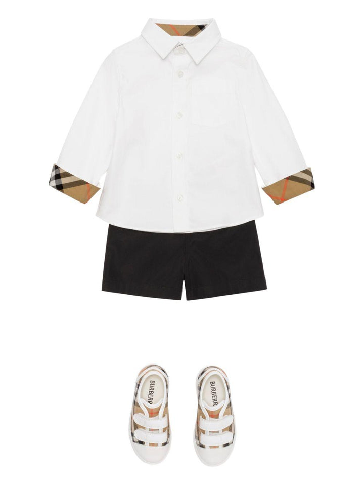 Camicia bianca per neonato 8121251 A1464 Burberry Kids 