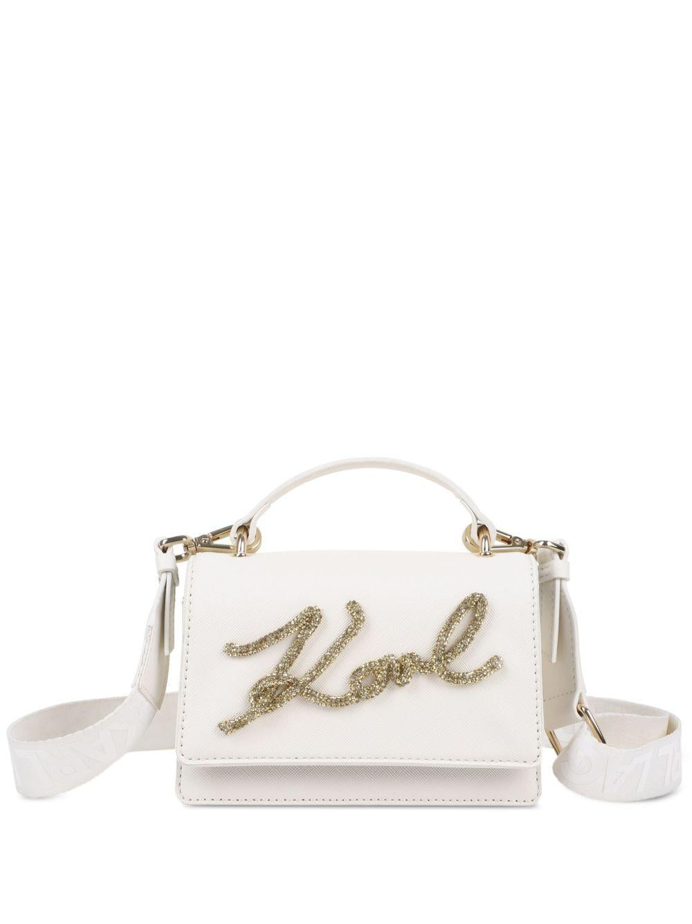 Borsa ecru per bambina Z31212 195 Karl Lagerfeld Kids 