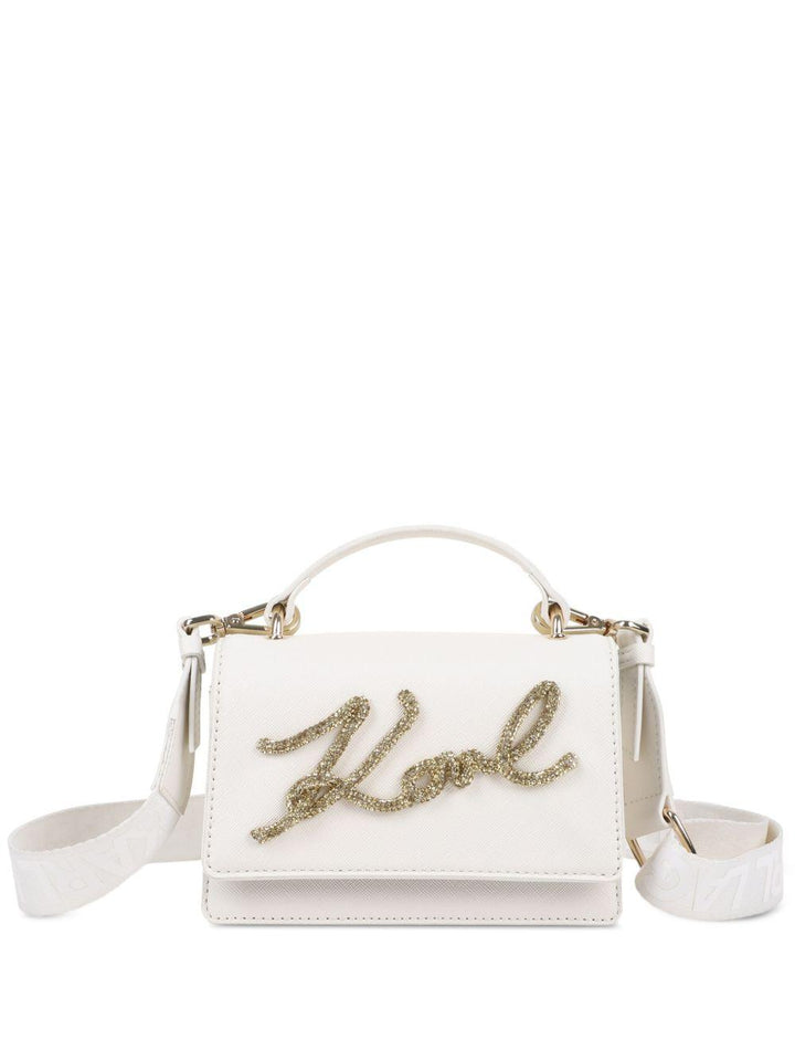 Borsa ecru per bambina Z31212 195 Karl Lagerfeld Kids 