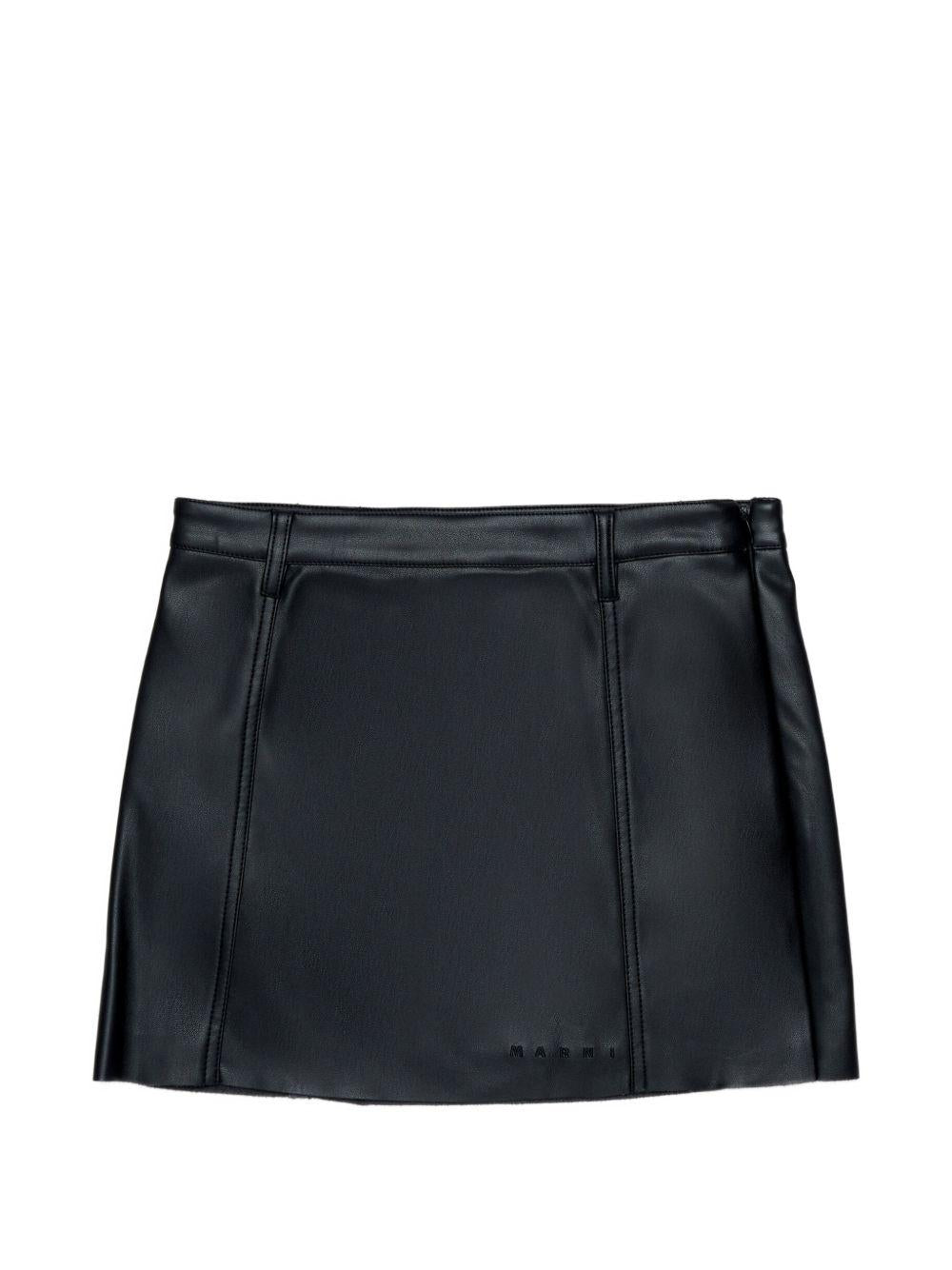Gonna nera per bambina M01860M00W2 0M900 Marni Kids 