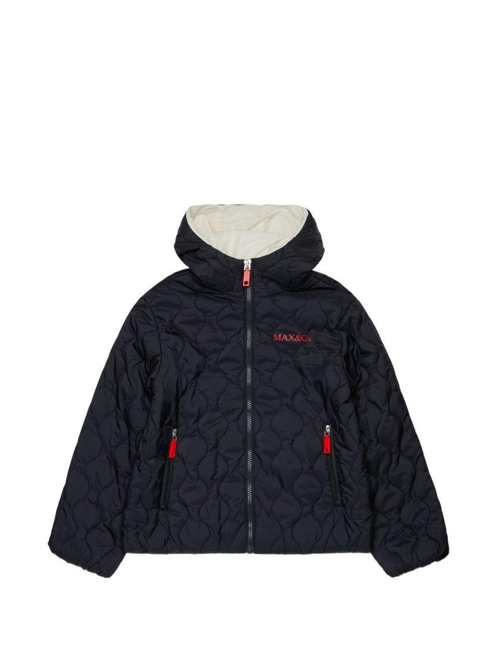 Giubbotto nero per bambina MX0365MX02B MX900 Max&co Kids 