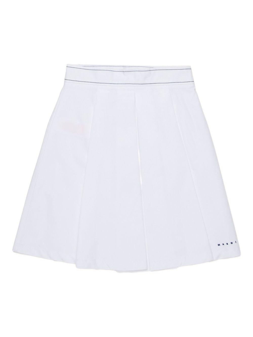 Gonna bianca per bambina M01753M00UV 0M100 Marni Kids 