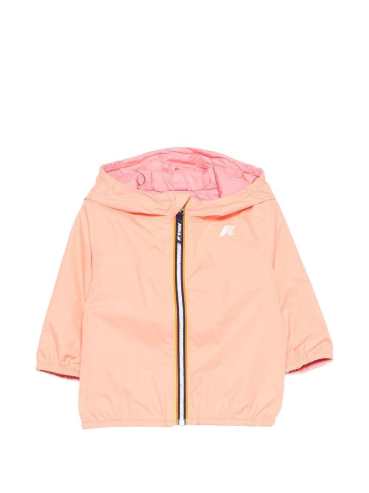 Giubbotto rosa/arancione per neonata K2123IW C54 K-Way Kids 