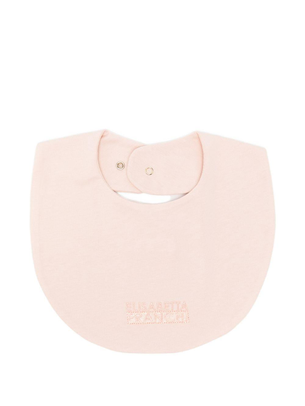 Bavetta rosa baby per neonata ENBA0670JF054 C036 Elisabetta Franchi Kids 
