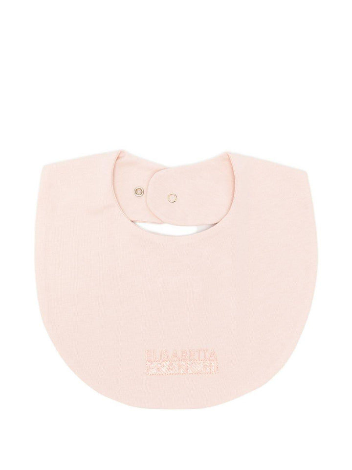 Bavetta rosa baby per neonata ENBA0670JF054 C036 Elisabetta Franchi Kids 