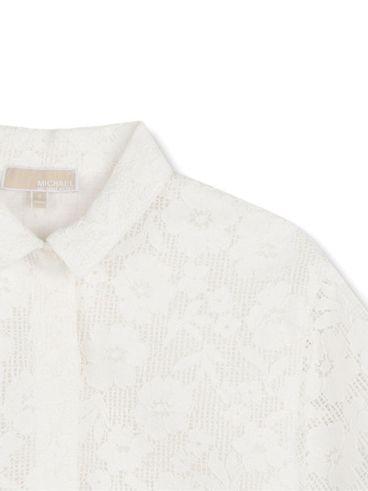 Camicia bianca per bambina R30645 117 Michael Kors Kids 
