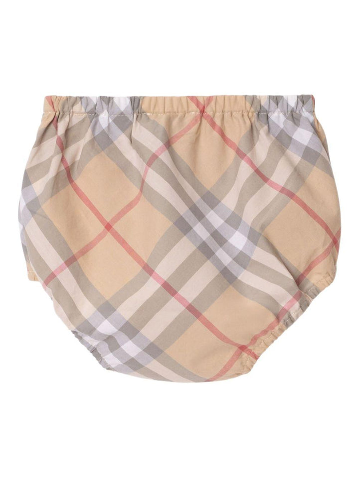 Abito beige chiaro per neonata 8109083 A2205 Burberry Kids 
