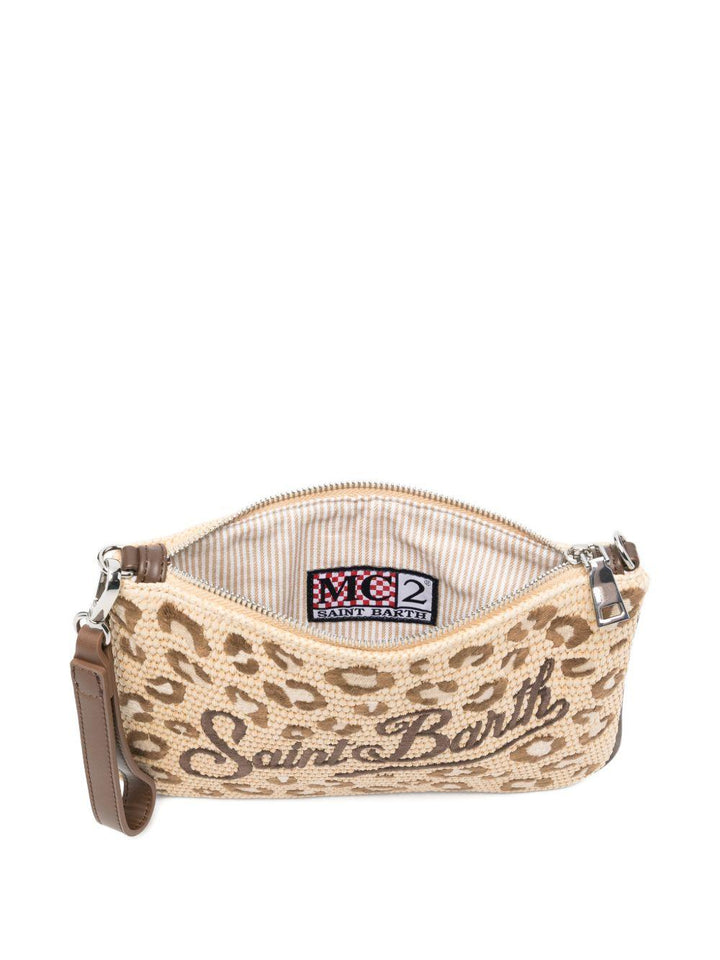 Borsetta beige/marrone per bambina PAR0021 00349L MC2 Saint Barth Kids 