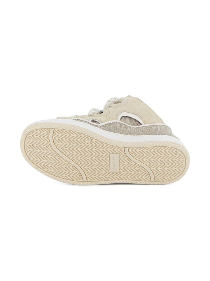 Sneakers beige per bambino N30329 P82 Lanvin Enfant 