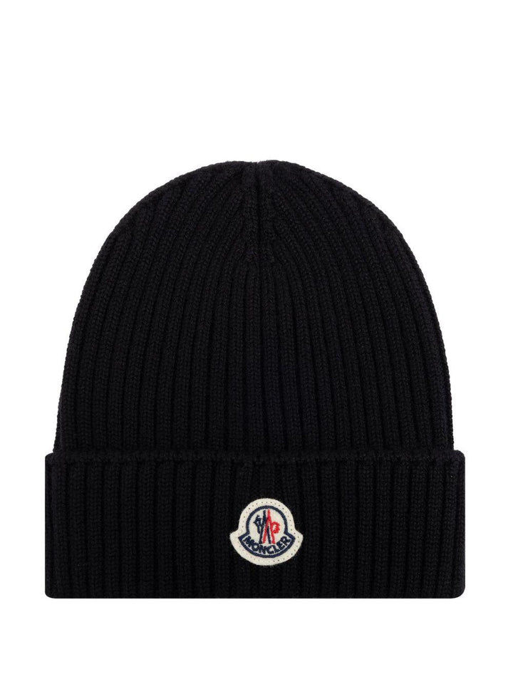 Cappello nero per bambino 9543B00009M1131 999 Moncler Kids 