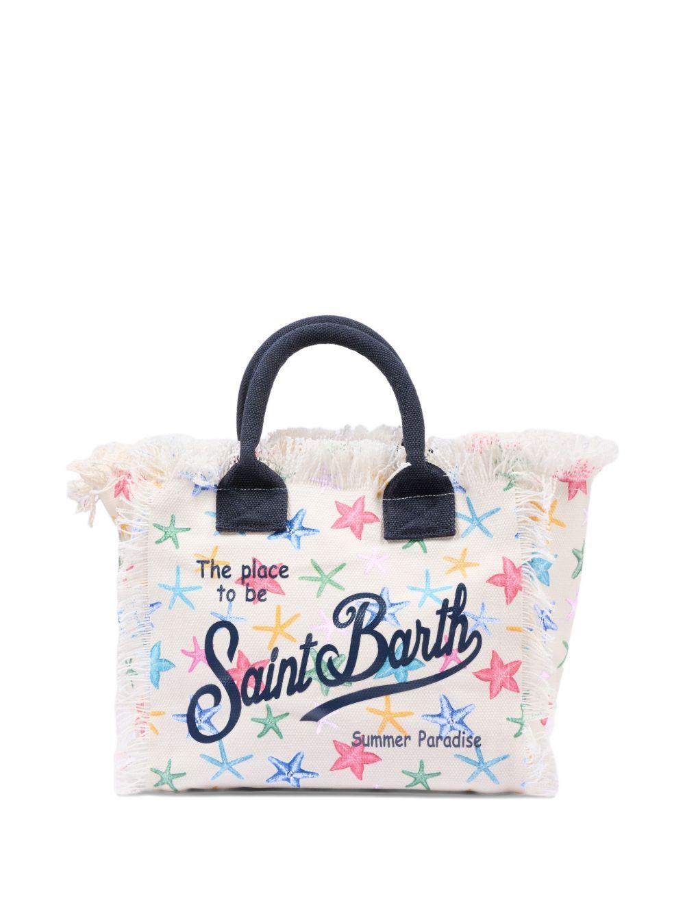 Borsa bianca/multicolor per bambina COL0001 00578L MC2 Saint Barth Kids 