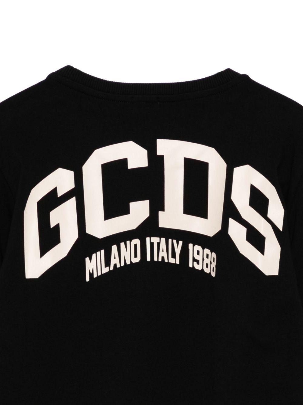 Felpa nera per bambina B2JW1531BA5 99 Gcds Kids 