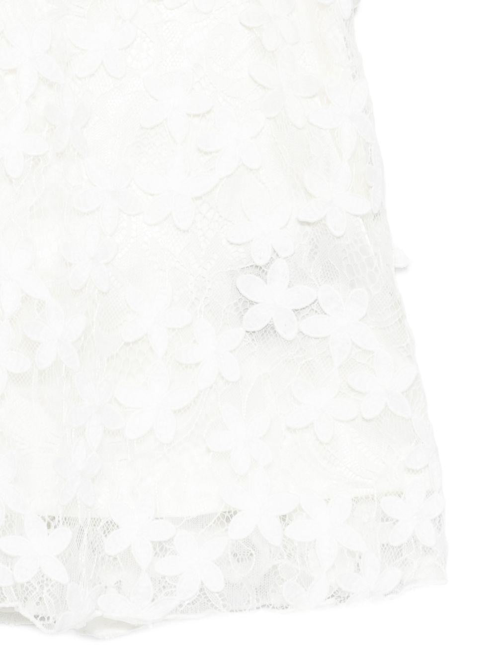 Abito bianco per bambina BY1D51U0263 100 Balmain Kids 