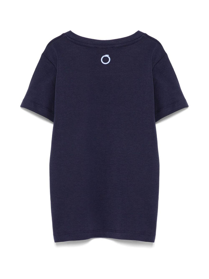 T-shirt blu navy per bambino