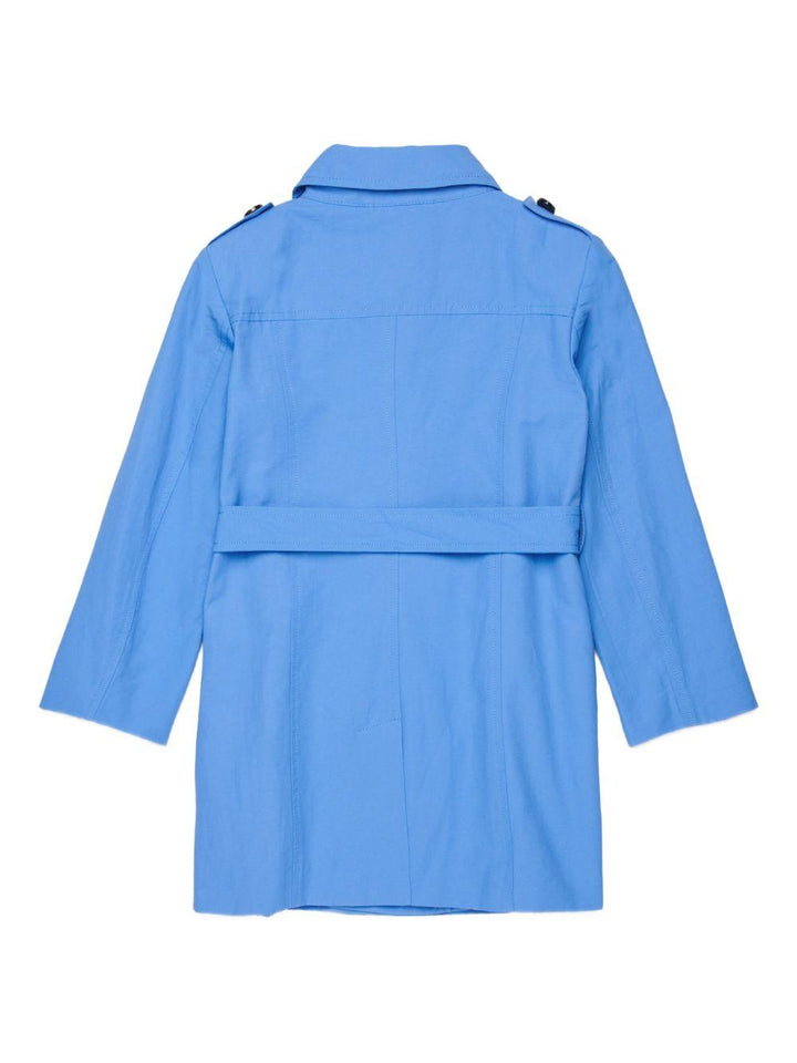 Trench turchese per bambina MX0011MX003 MX805 Max&co Kids 