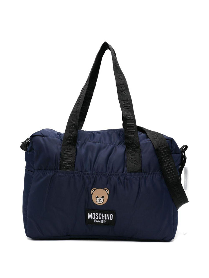 Borsa mamma blu navy MMX04KL3A89 40016 Moschino Kids 