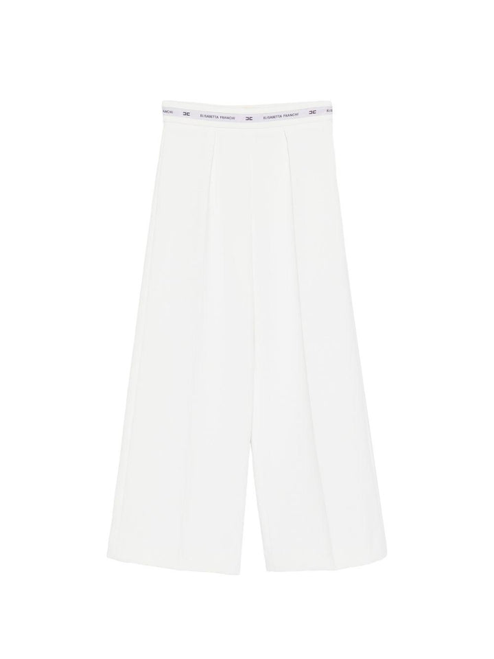 Pantalone bianco per bambina EFPA3140GA022 0195 Elisabetta Franchi Kids 