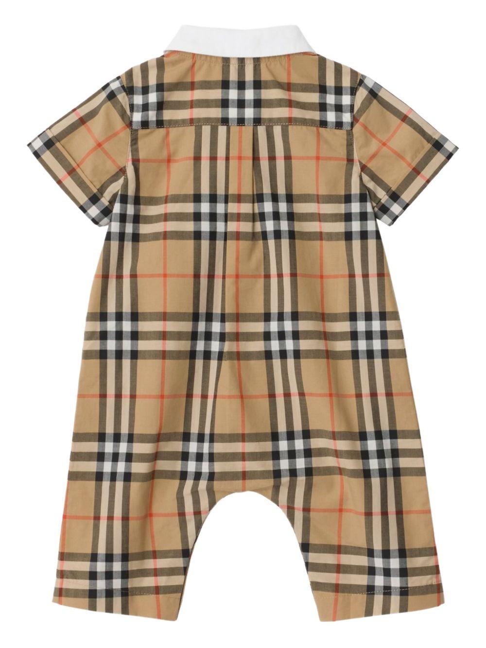 Tutina beige per neonato 8119878 B9368 Burberry Kids 