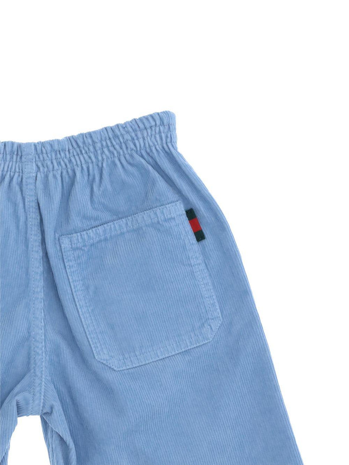 Bermuda in azzurro chiaro per bambino 848997XDDFD 4017 Gucci Kids 