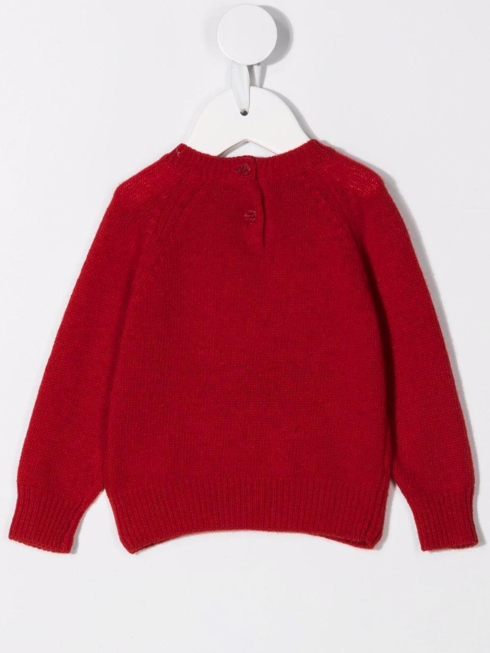 Red sweater for baby