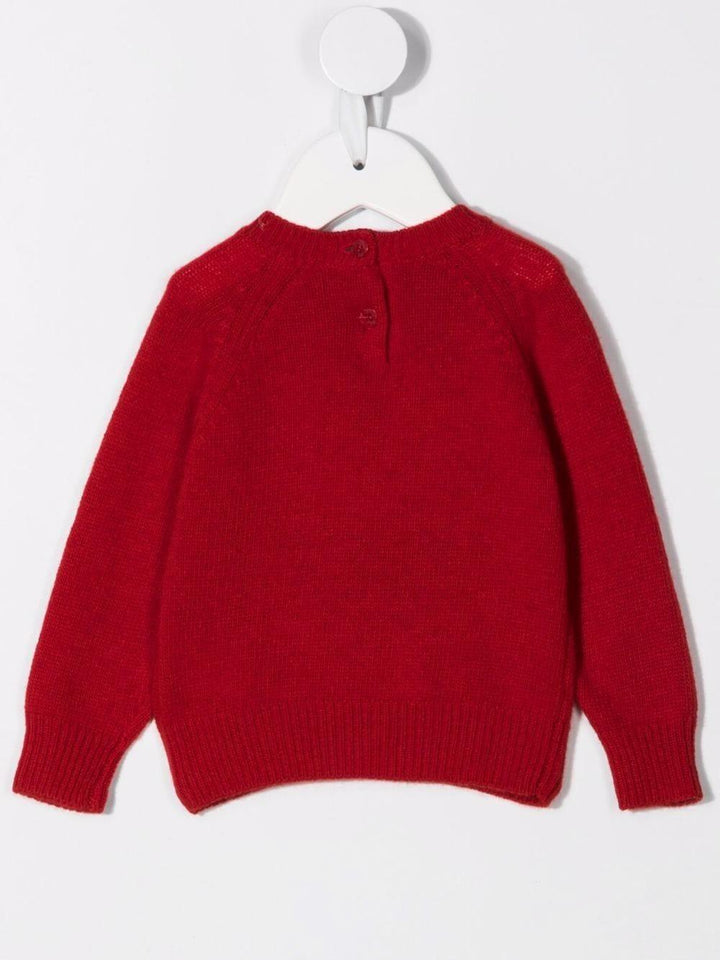Red sweater for baby