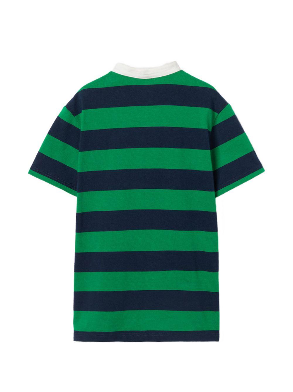 T-shirt verde/blu per bambino 849670XJHNS 3026 Gucci Kids 