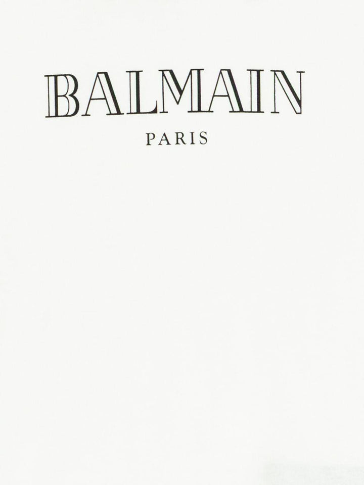 T-shirt bianca per bambino BY8P41Z3672 100NE Balmain Kids 