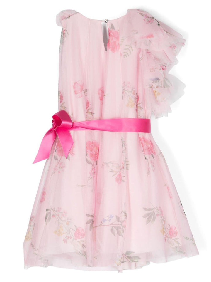 Abito rosa per bambina in tulle