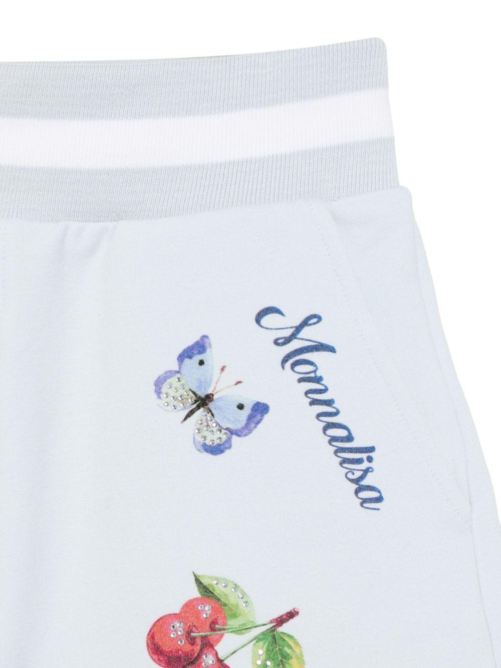 Bermuda azzurra per bambina