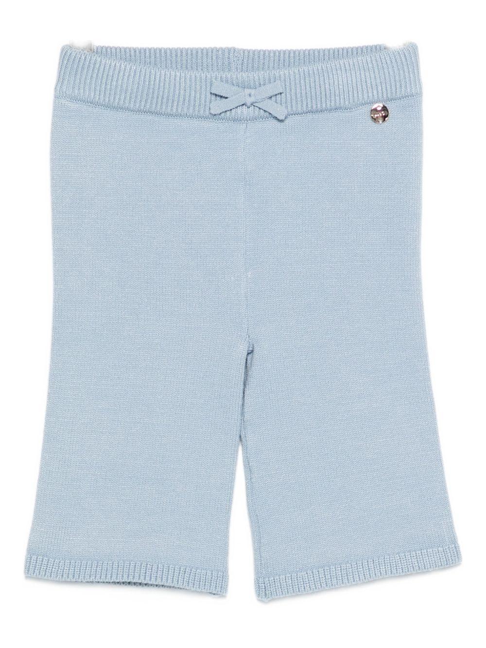 Pantalone azzurro per neonata HF5073MA12P 64010 Liu Jo 