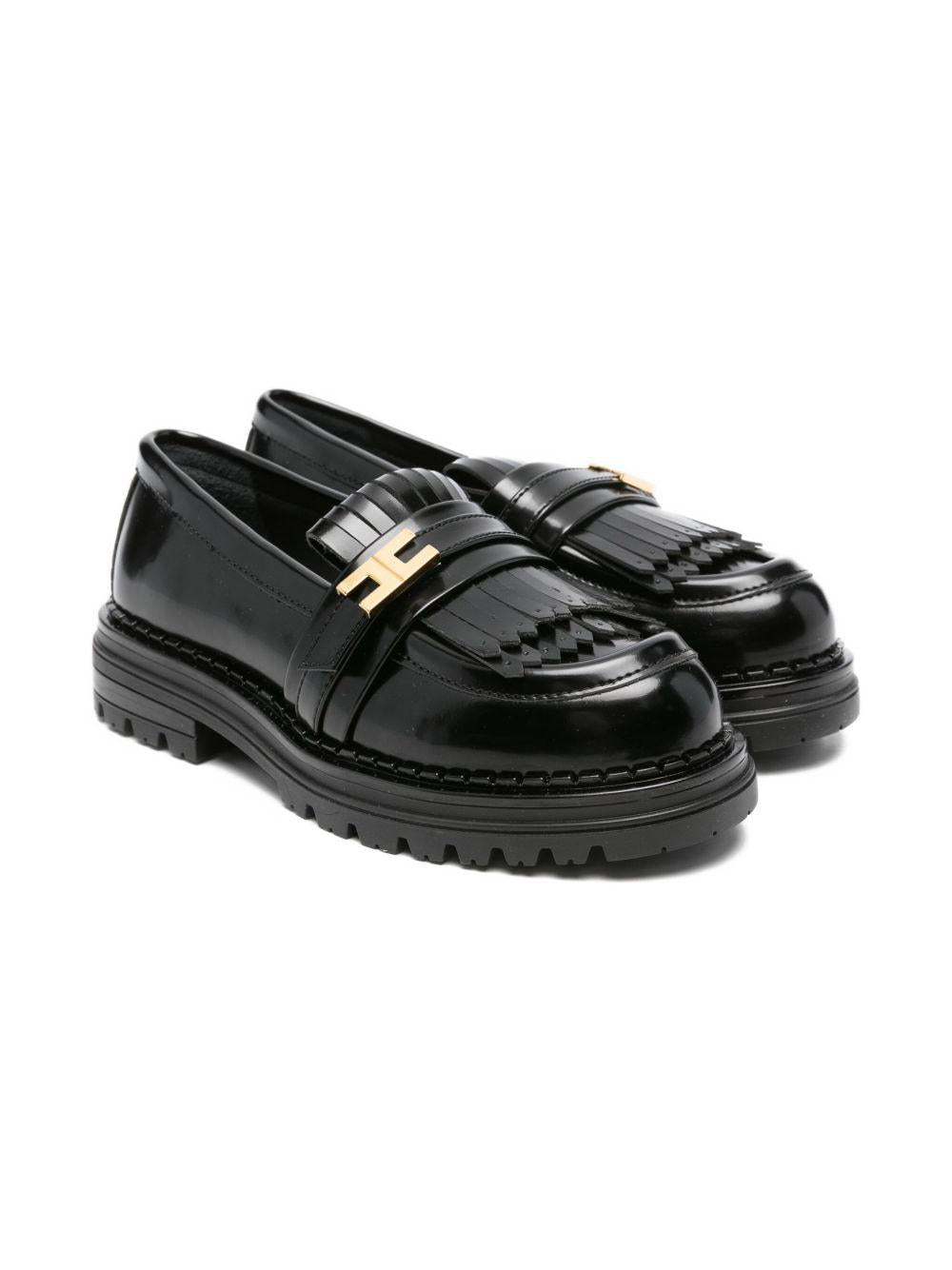 Scarpe nere per bambina F4A4E03981259 930 Elisabetta Franchi Kids 