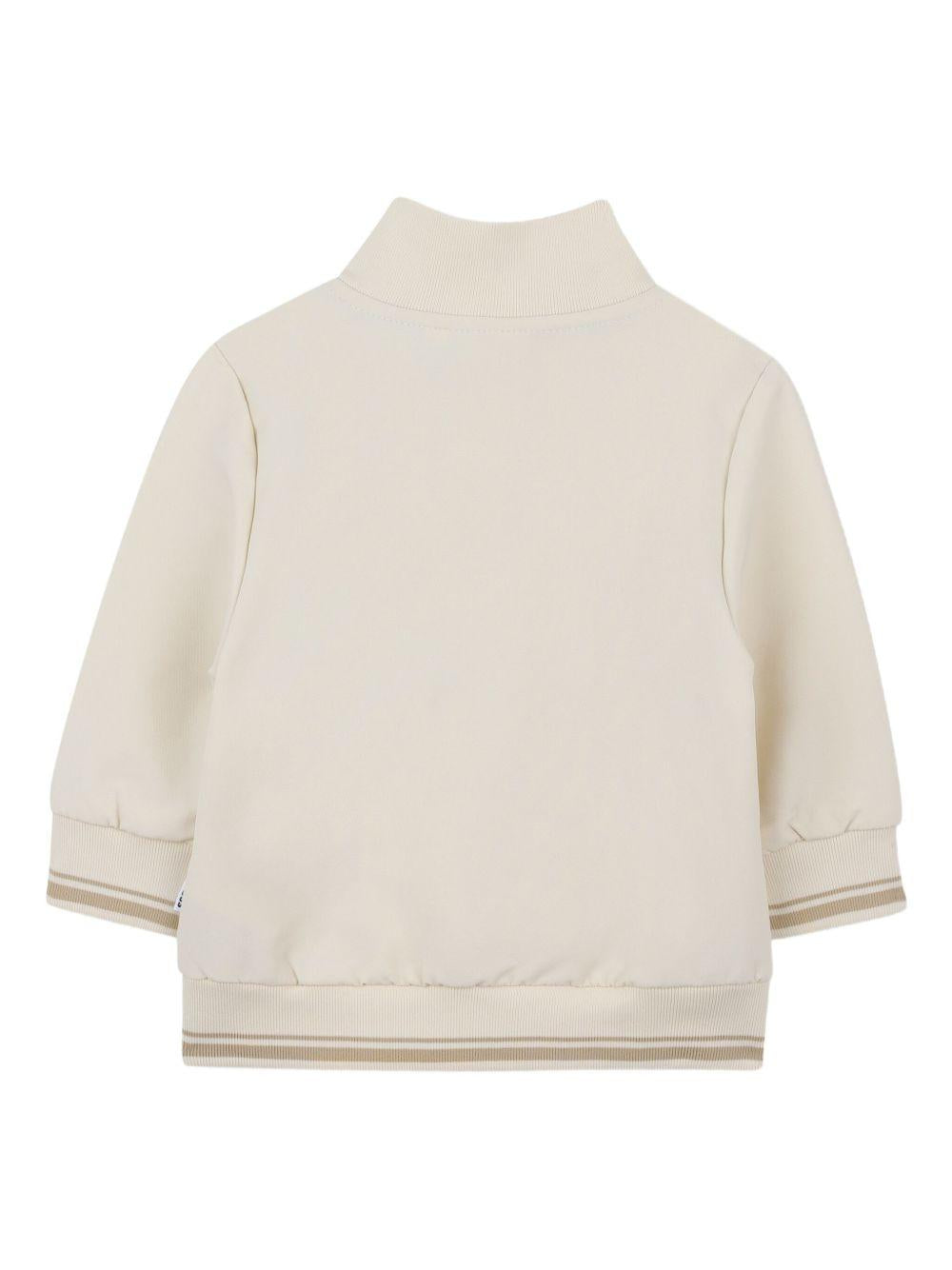 Felpa beige per neonato J52442 21C Boss Kids 