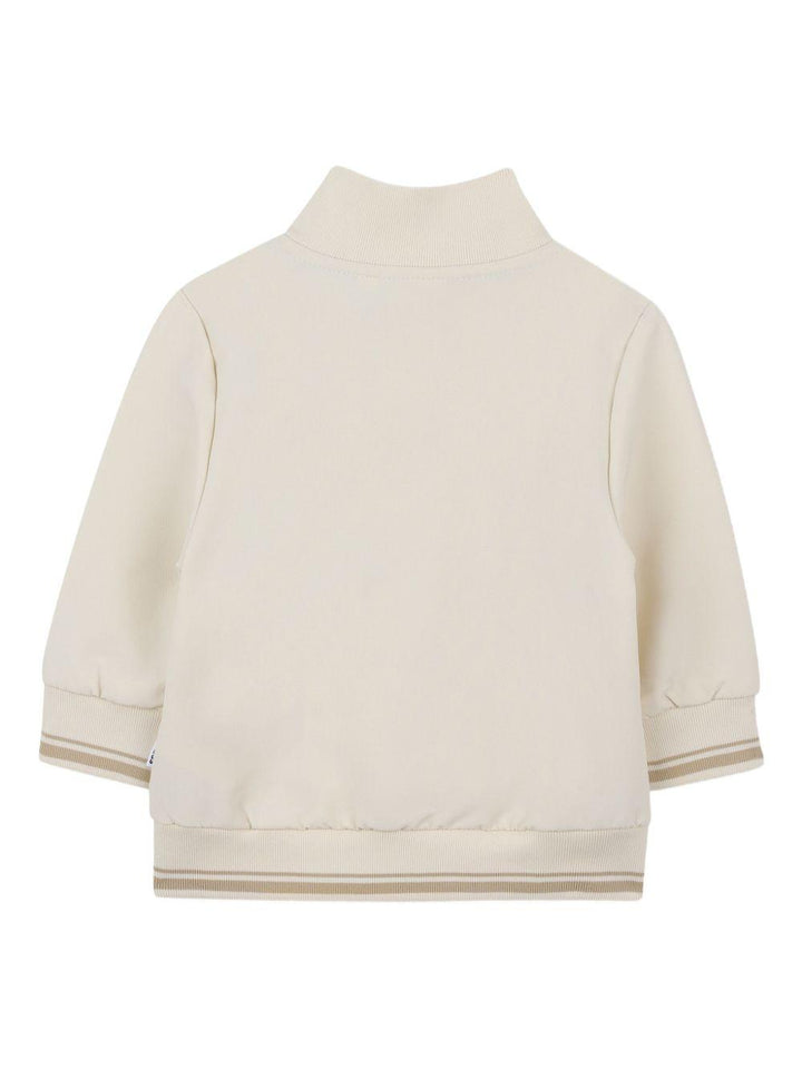 Felpa beige per neonato J52442 21C Boss Kids 