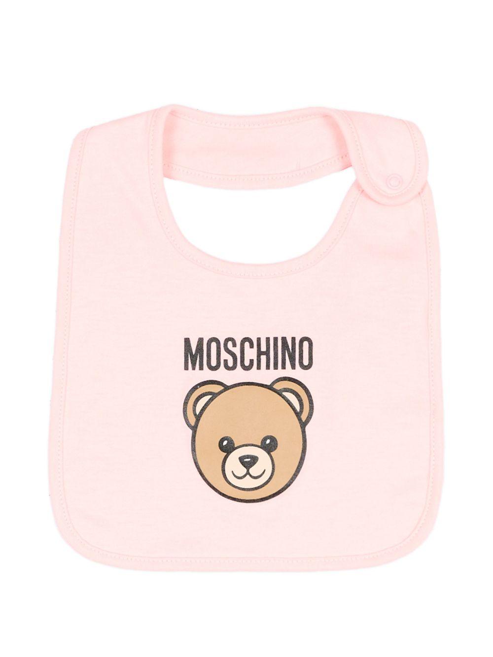 Kit tutina rosa chiaro per neonata MUY09PLCA40 50209 Moschino Kids 