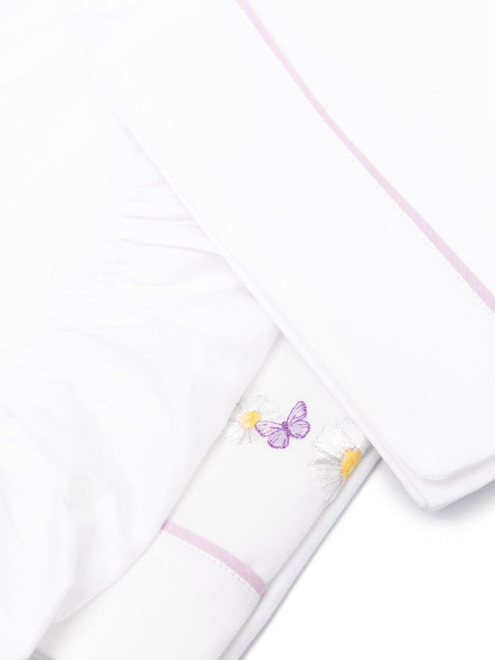 Lenzuola bianca per neonata