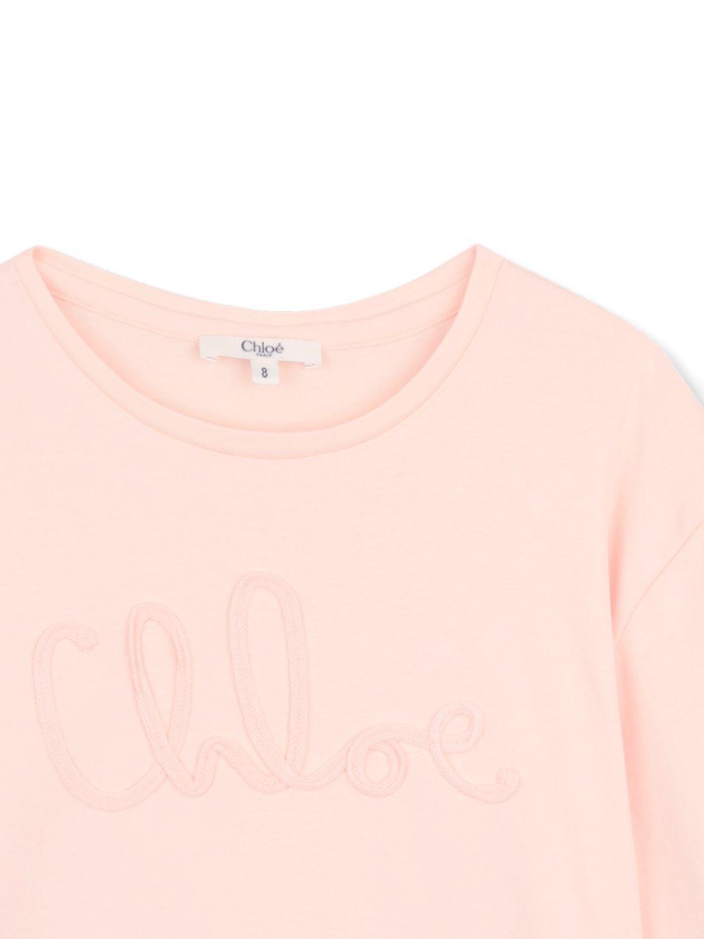 T-shirt rosa per bambina C20858 46J Chloe 