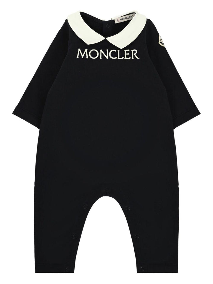 Tutina blu per neonato 9518L0000489A23 778 Moncler Kids 