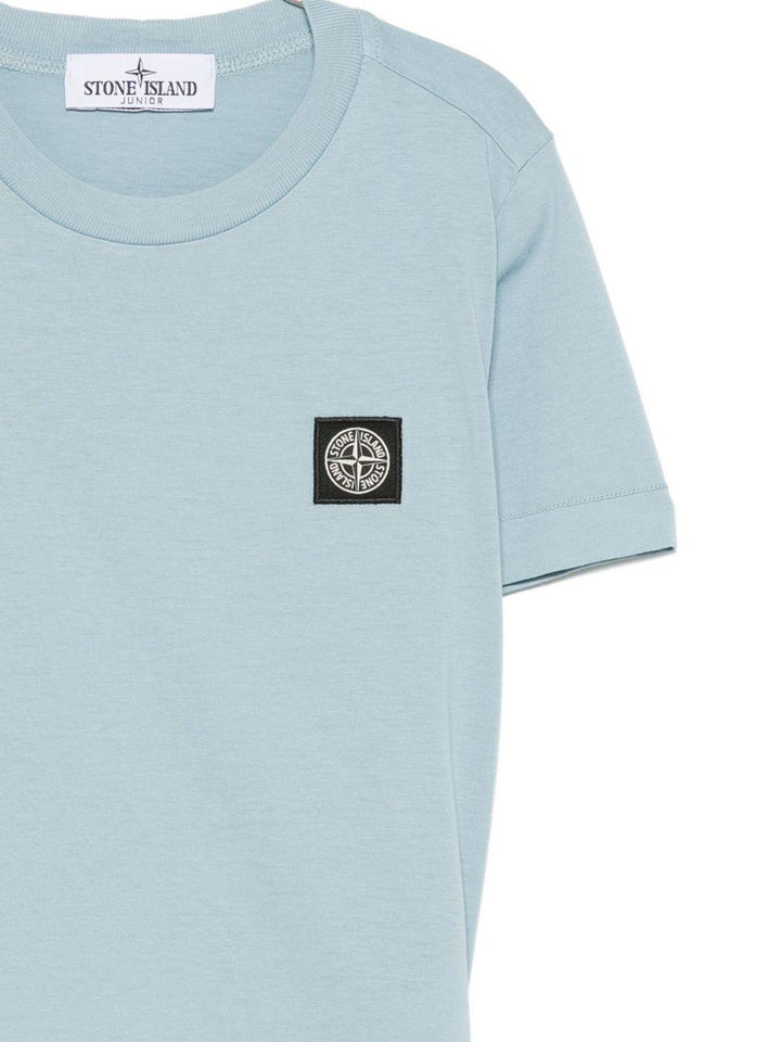 T-shirt azzurro per bambino 62100002S0047 V004A Stone Island Kids 