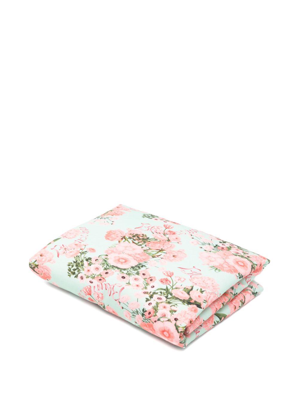 Coperta floreale per neonata BNCO0150JFB04 D999 Miss Blumarine 