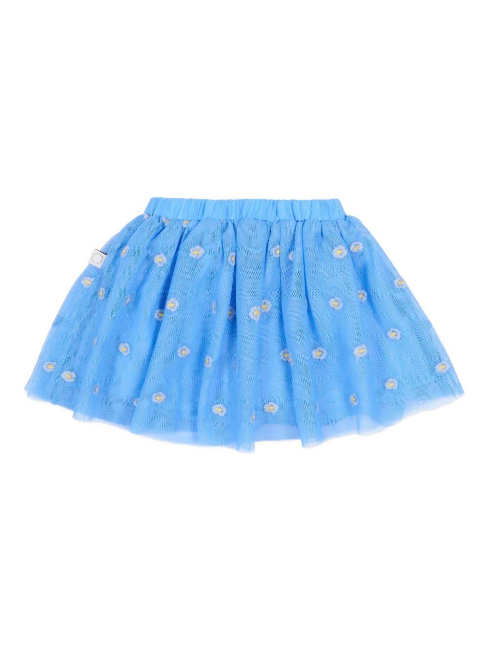 Gonna azzurro per neonata TY7011Z3653 636EM Stella McCartney Kids 