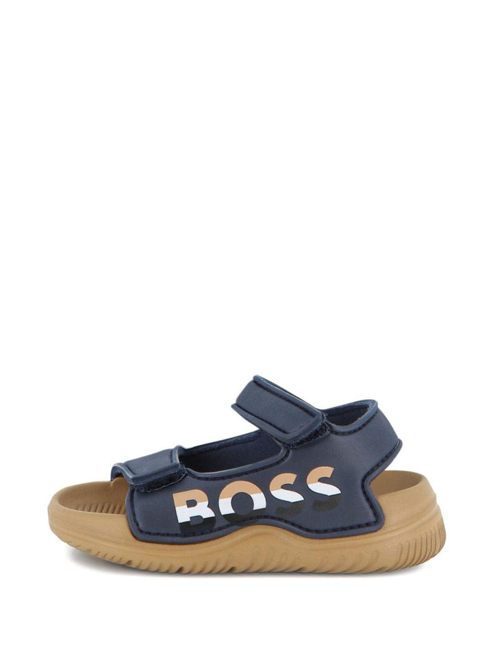 Sandali blu navy per bambino J52821 849 Boss Kids 