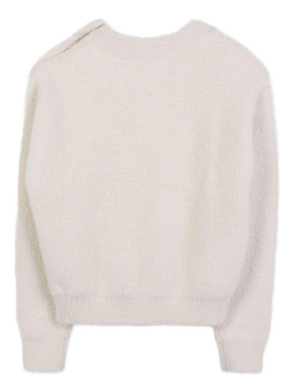 Maglione bianco per bambina R30467 190 Michael Kors Kids 