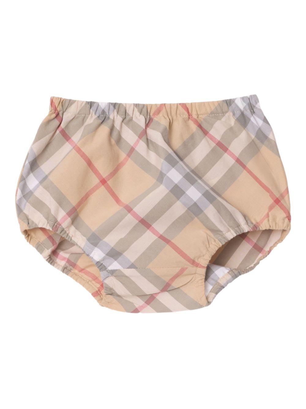 Abito beige chiaro per neonata 8109083 A2205 Burberry Kids 
