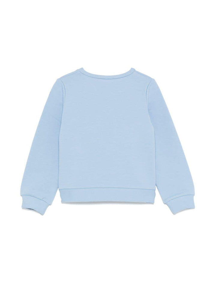 Pastel blue sweatshirt for girls