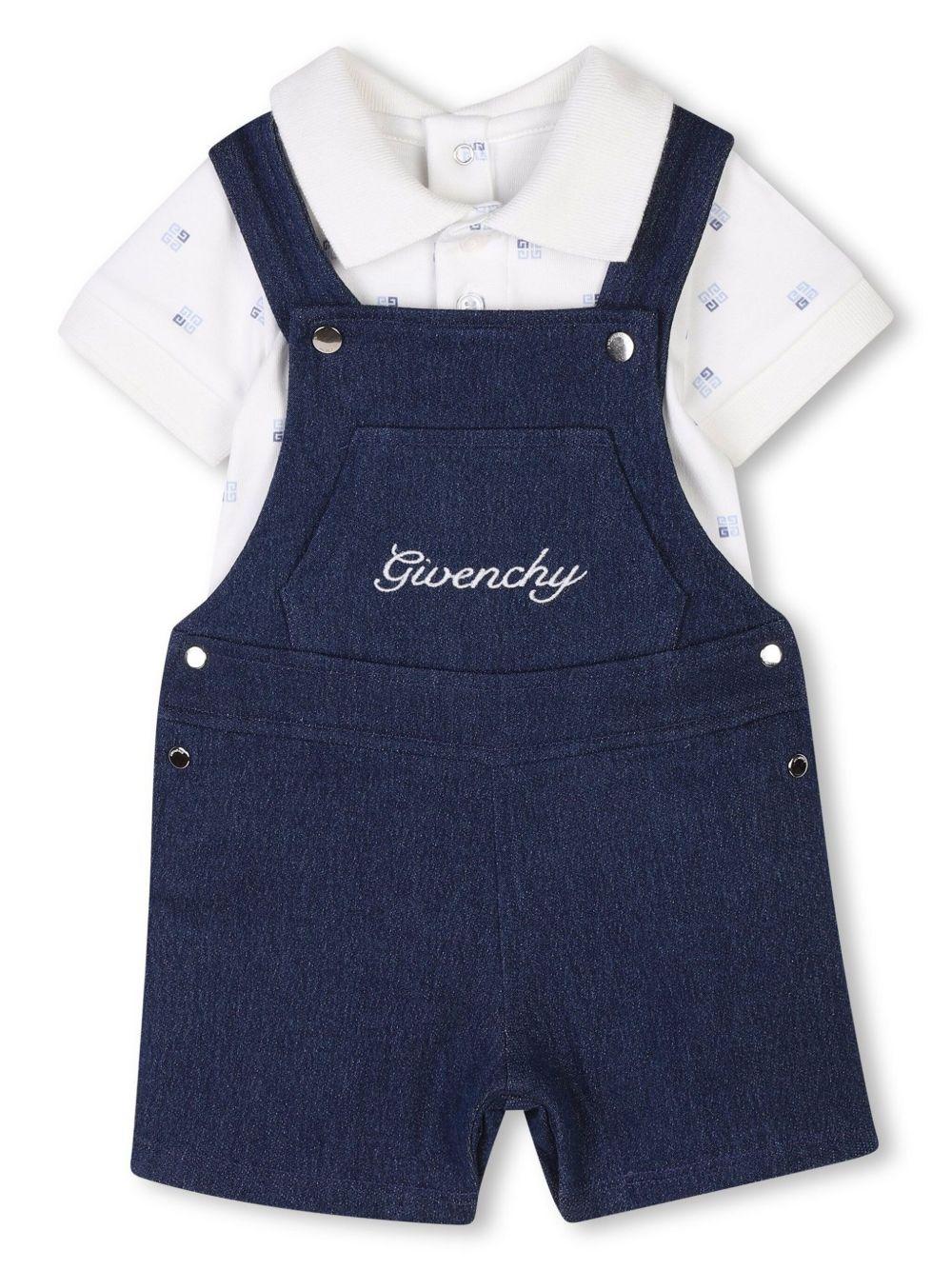 Completo sportivo blu/bianco per neonato