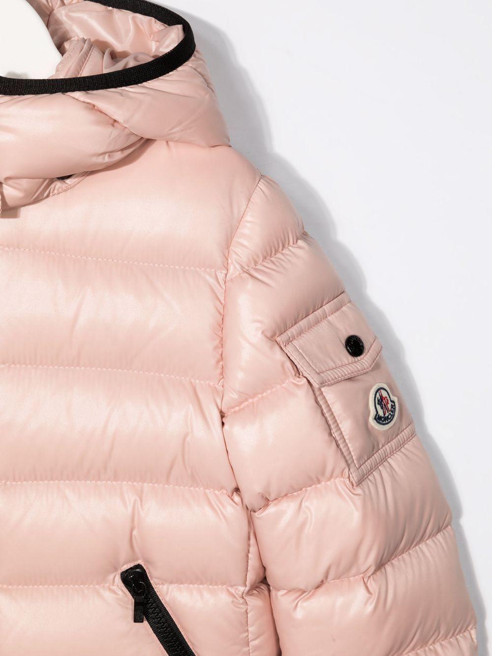 Giubbotto rosa pallido/nero per bambina 9541A5271068950 512 Moncler Kids 